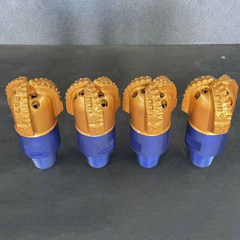 জল খনি ড্রিলিং পাথর রক কাটিং সরঞ্জাম 3 ব্লেড 8 1/2 ইঞ্চি ((215.9 মিমি) ড্রিল বিট ম্যাট্রিক্স শরীর ডায়মন্ড পিডিসি বিট