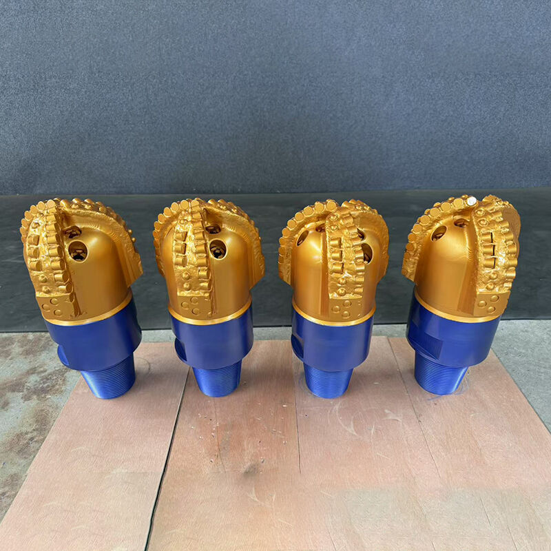 জল খনি ড্রিলিং পাথর রক কাটিং সরঞ্জাম 3 ব্লেড 8 1/2 ইঞ্চি ((215.9 মিমি) ড্রিল বিট ম্যাট্রিক্স শরীর ডায়মন্ড পিডিসি বিট