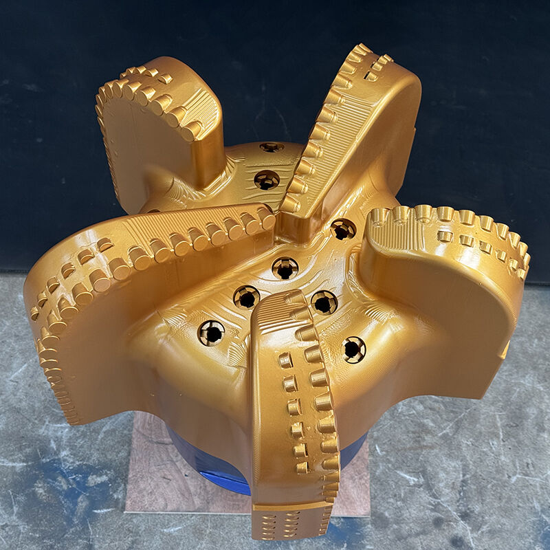 তেল জল কূপ ৫ ব্লেড ডাবল রো কাটার ডায়মন্ড PDC ড্রিলিং বিট বিট বিক্রয়ের জন্য